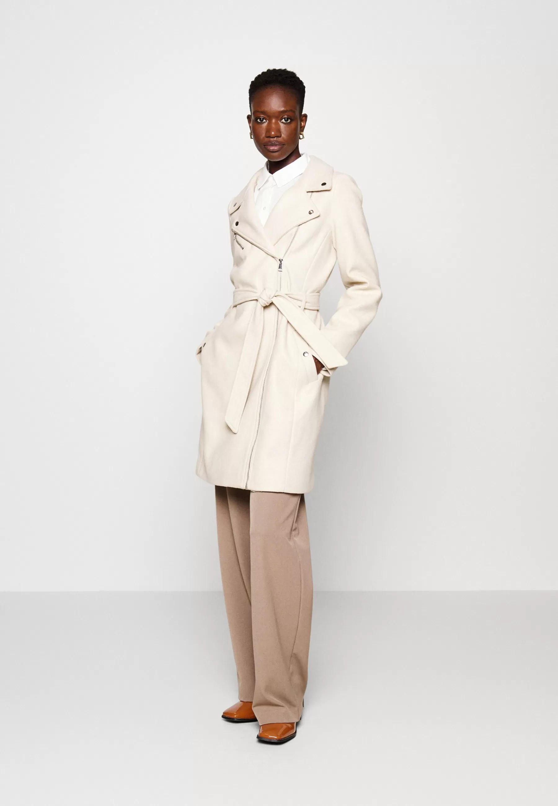 Vmpop Biker Coat - Manteau Classique | Vero Moda Tall Best Sale