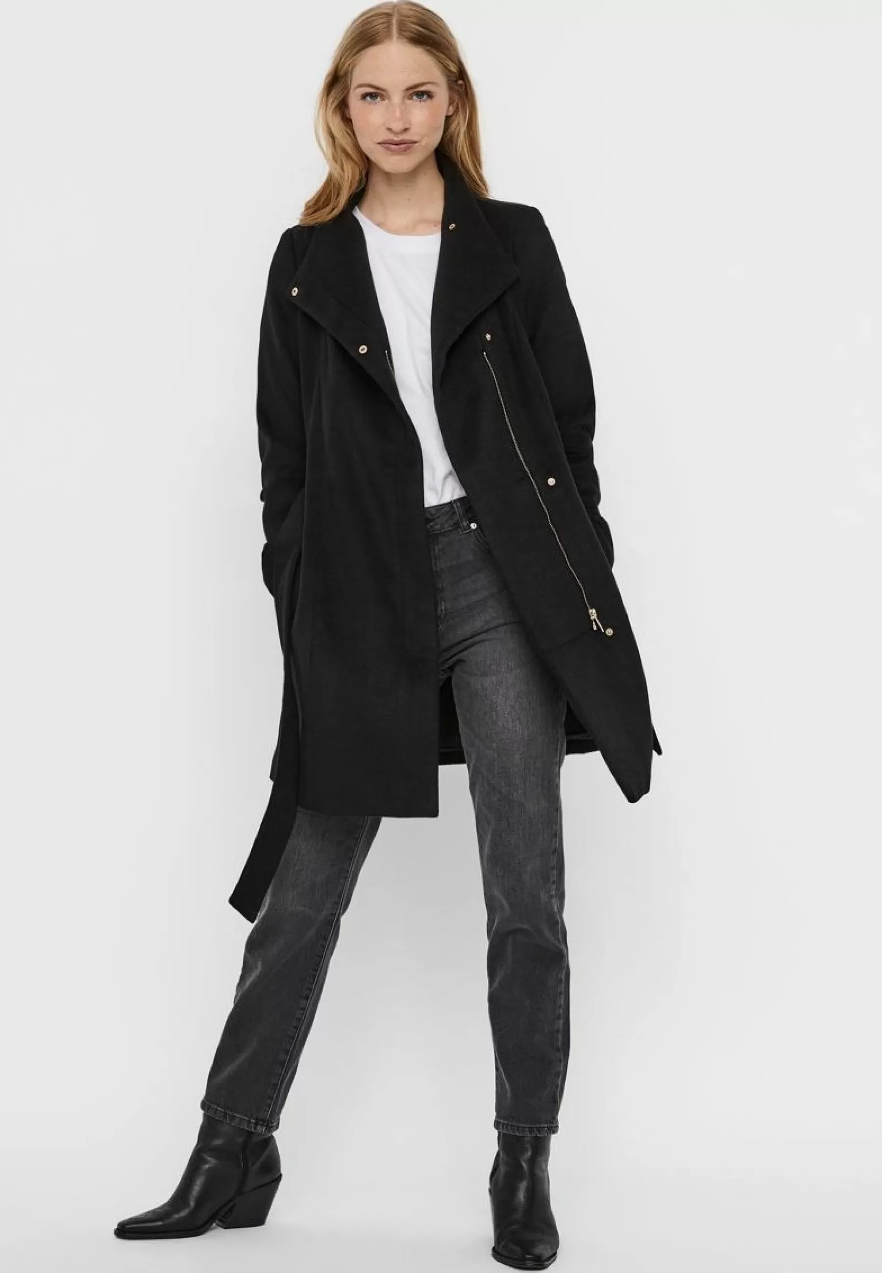 Vmtwodope Belt Jacket - Manteau Court | Vero Moda Cheap