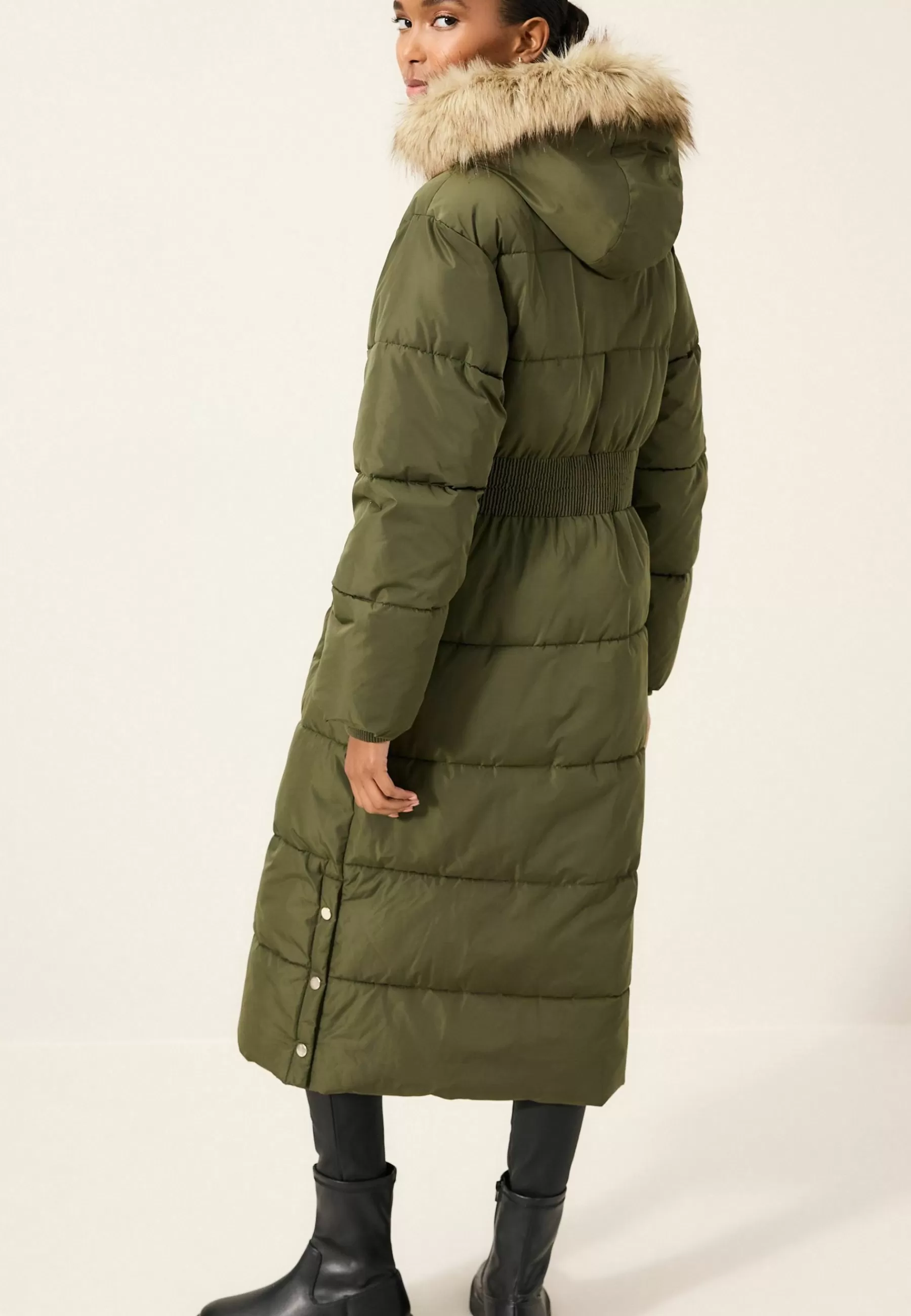 Femme Next Waisted Longline Padded - Manteau D'Hiver