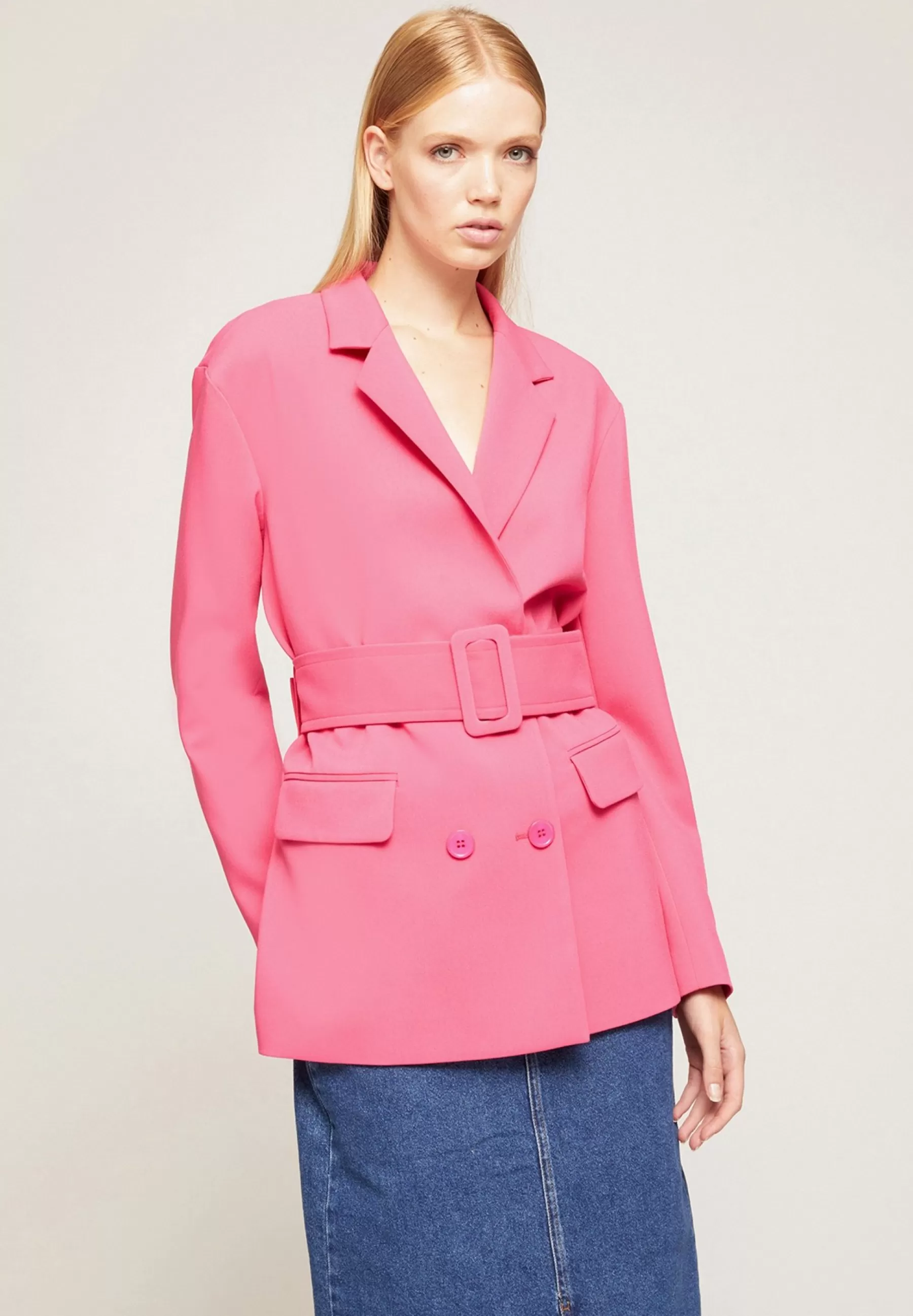 With Belt - Manteau Court | Motivi Flash Sale